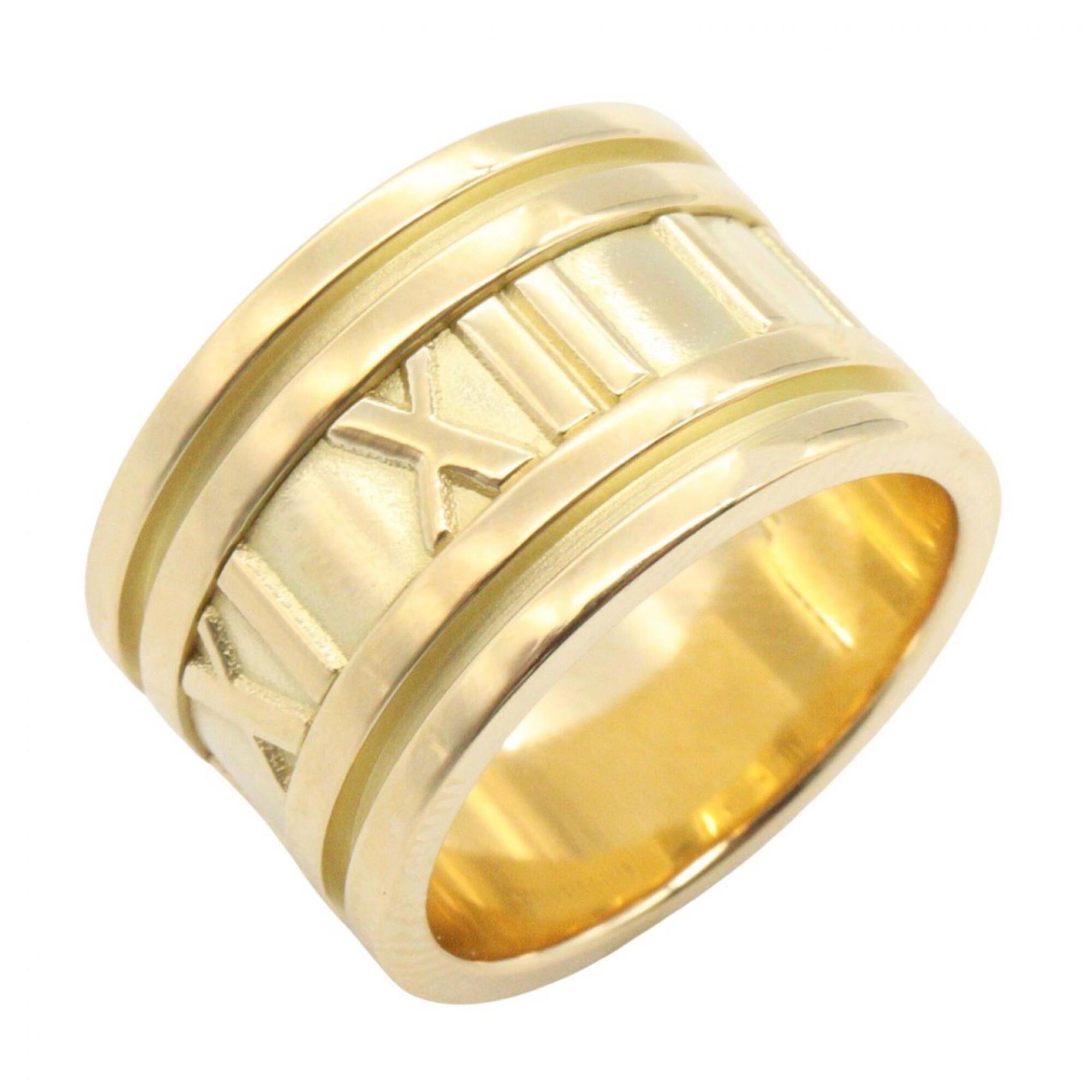 Tiffany & Co. Atlas Wide Ring - 18K (Yellow Gold) Men\'s Women\'s Gold Tone