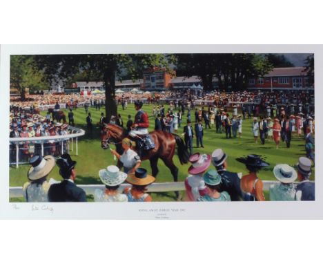 Peter Curling, Irish (b. 1955)Print: "Royal Ascot Jubilee Year 2002," cold. Limited Edn., No. 177 (950), signed by the artist
