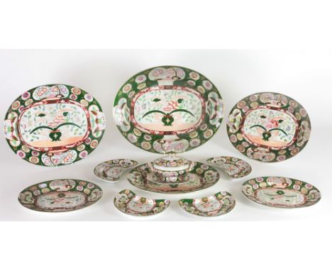 An attractive and important large 19th Century Ashworth real Ironstone China Dinner Service, approx. 133 pieces and of Orient