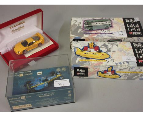 Corgi Classics, The Beatles Collection Routemaster bus in original box, Corgi Classics, The Beatles Collection yellow Submari