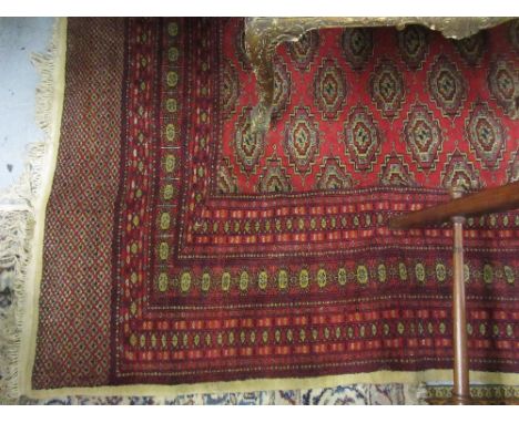 Pakistan Bokhara design carpet (slight damage) 