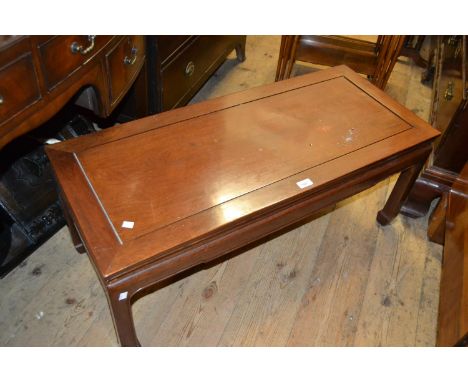 Chinese rectangular hardwood coffee table 