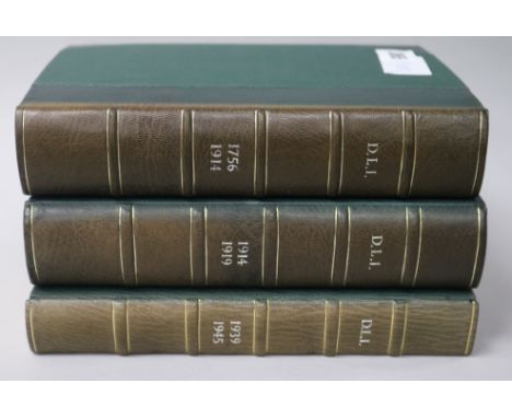 The Hon W L Vane, The Durham light infantry 1756-1914, first ed and 2 others