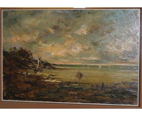 G. Rivaoil on boardSeascapesigned40 x 60cm