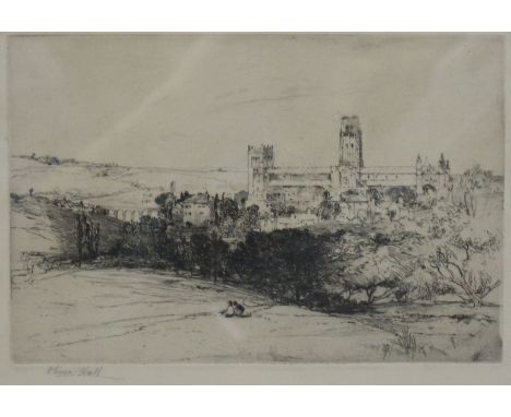 Oliver HalletchingView of a cathedral15 x 23cm