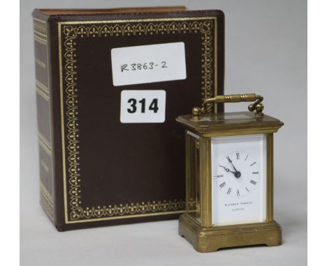 Matthew Norman miniature carriage clock