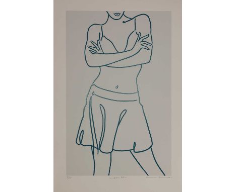 *Lucie Bennett (b.1972)'Air Force Blue', 2005;'Eve II' , 2005two screenprints in colour, from an edition of 95 with 20 artist