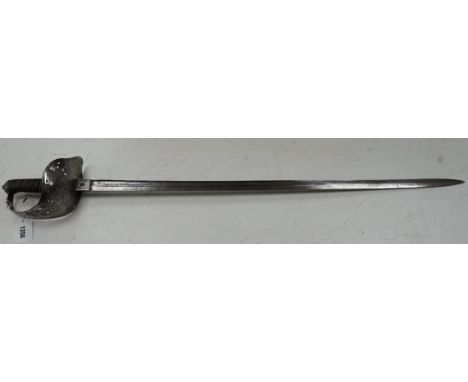 A Victorian 1897 pattern Royal Engineers officer’s sword by Wilkinson, No. 27191, etched with regimental devices, owner’s cre