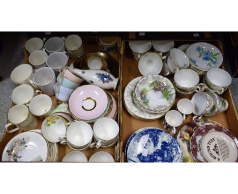 Ceramics - an Elizabethan china floral six setting tea set; others; Royal Albert vase; etc quantity 