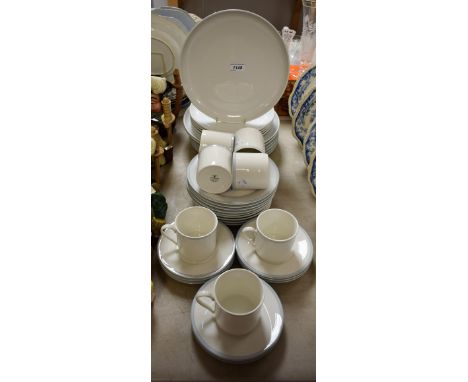 Ceramics - a Royal Doulton Gloucester part dinner service comprising seven cups, eight saucers, five side plates, four dinner