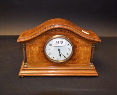 An Edwardian Walker and Hall mantel clock 