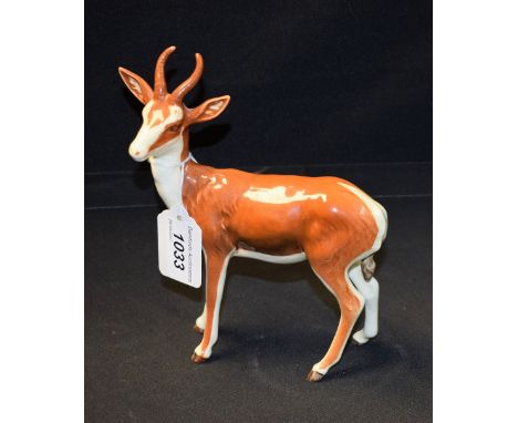 A Beswick ceramic model of a Springbok