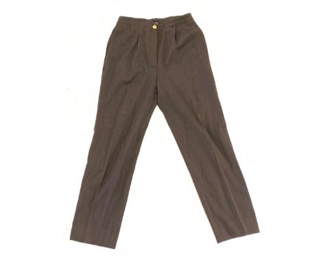 Pair of vintage Chanel Boutique high waisted trousers no. 96A, size 38