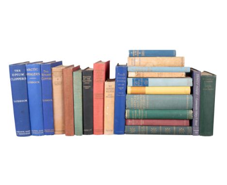 LUBBOCK, BASIL: THREE FIRST EDITION VOLUMEScomprising 'The Nitrate Clippers', 'The Opium Clippers' and 'Arctic Whalers', 4to,