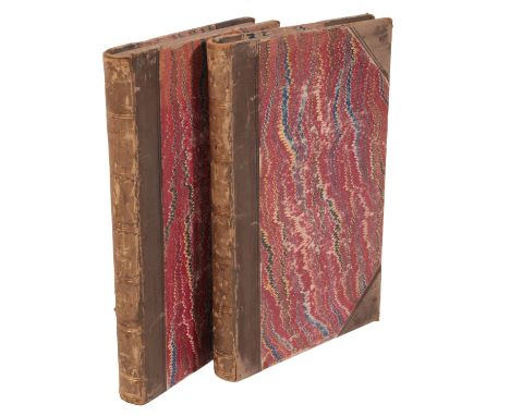 DAGLEY, R: 'DEATH'S DOINGS'second edition, volumes 1 and 2, 8vo, published by J. Andrews, London, three-quarter brown leather
