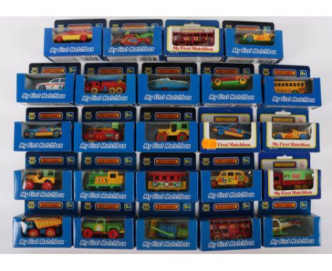 A Quantity of My First Matchbox Models, 20 x Macau@1990, 4 x China@ 1994, all models are in mint original condition, boxes ar