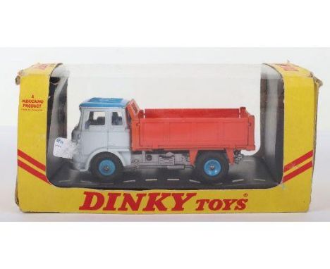 Two Vintage Boxed Dinky toys, Dinky Toys 435 Bedford TK Tipper, pale grey cab, mid blue roof/plastic wheel hubs, dark blue in