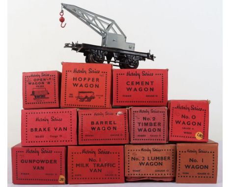 Hornby Series boxed 0 gauge Rolling stock, LMS Gunpowder van, good to very good condition, some slight staining to roof, tran