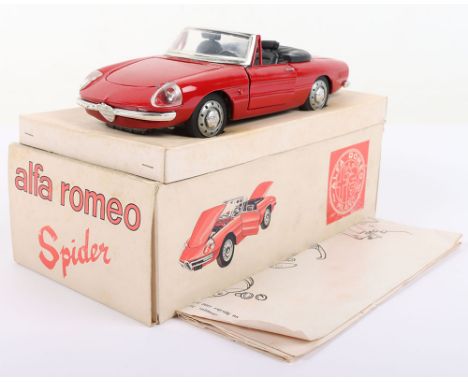 Togi (Italy) 1300 Juniors Alfa Romeo Spider, diecast metal kit, 1/23 scale, with instruction leaflet in good original conditi