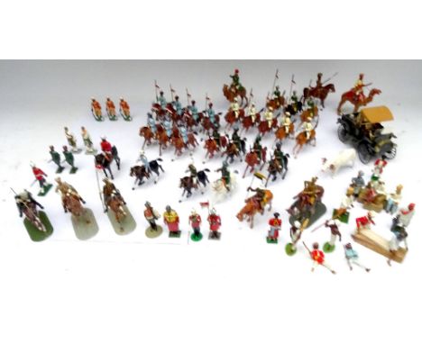 Dorset and others British India thirty-one mounted troops including Dorset Deccan Horse and 28th Cavalry with original boxes,