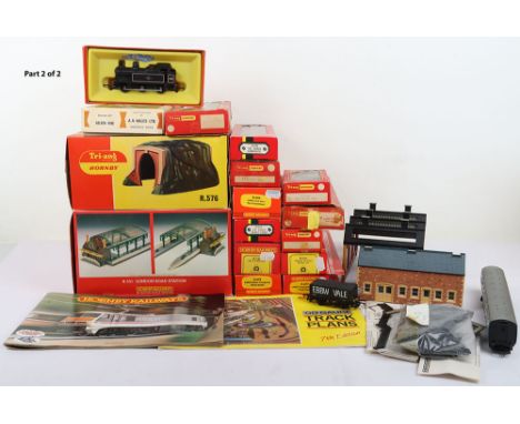 A Collection of Boxed Loco’s and Rolling stock Buildings, including: Hornby Railways boxed R.331 London Road Station, Tri-ang