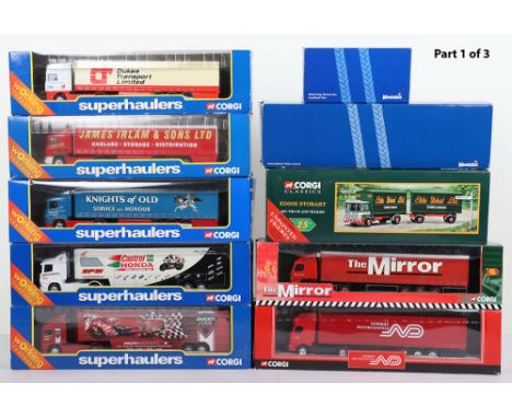 Collection of boxed Corgi and Corgi classics diecast models, selection of various trucks and road vehicles, (approx. 24 items