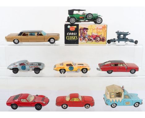 Corgi Toys boxed original Corgi Classics 9001 Bentley Le Mans 1927, in mint boxed condition, unboxed: 239 VW 1500 Karmann Ghi