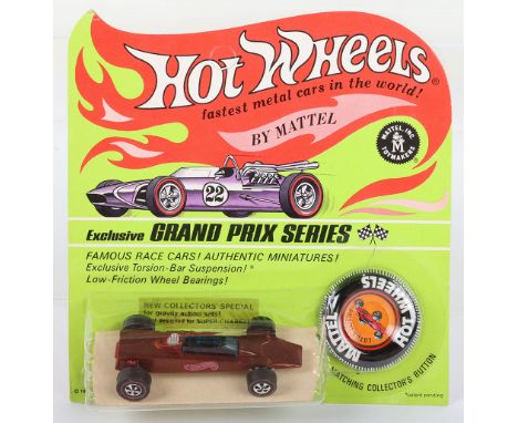 Hot Wheels Redline By Mattel 6262 Lotus Turbine spectraflame copper, window tinted blue black interior, sheet of stickers, me