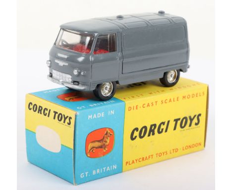 Corgi Toys 462 Commer Van "Combex" - this promotional issue van is in dark grey with red interior, dish wheels, (rivetted bas