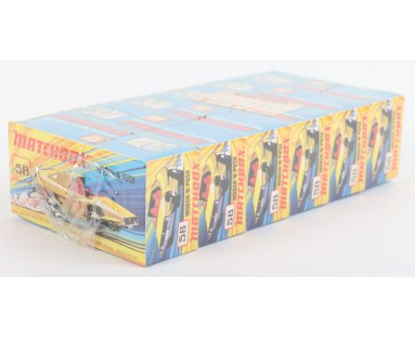 Matchbox Lesney Superfast Trade pack of six 58d Woosh N Push, I style box, in mint boxed shrunk wrapped original sealed condi