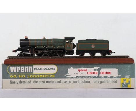 Rare Wrenn Special Limited Edition of 250 W2417 4-6-0 Corfe Castle locomotive and tender, engine No.5034 and BR tender, green