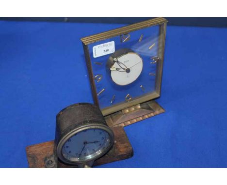 SWIZAMIGNON SWISS MANTEL CLOCK 
and a Smith's bespoke eight day clock and a Glen mantel clock (3)