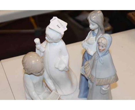 SEVEN CERAMIC FIGURES