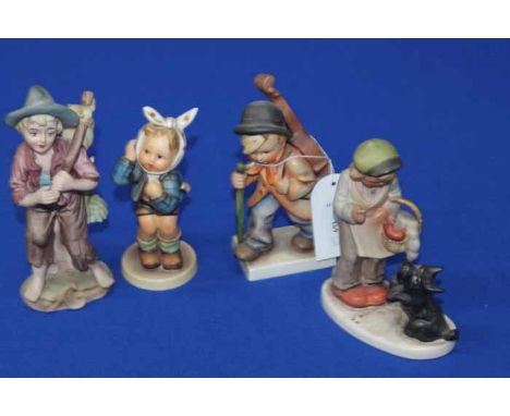 TWO GOEBEL FIGURES
together with two similar figures (4) 