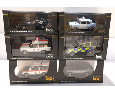 IXO, a boxed Group of 1:43 Scale Commercial Vehicles. Unchecked for completeness condition appears Good to Good Plus within G