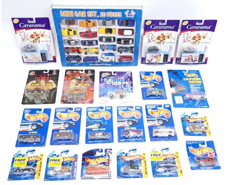 Mattel Hot Wheels, Cararama &amp; similar, a carded &amp; boxed Car &amp; similar group. &nbsp;Although unchecked for complet