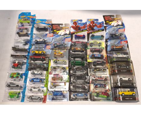 Mattel Hot Wheels, a boxed Group of TV &amp; Film Related Vehicles. Includes Ghostbusters, Speed Racer, Back to the Future wi
