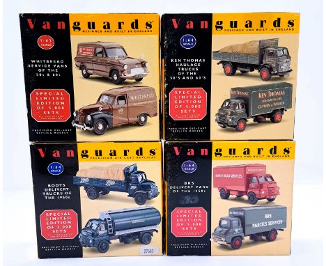 Vanguards, a boxed 1:43 and 1:64 Scale Commercial group which includes BO1002 Delivery Trucks of the 50's and 60's "BOOTS", R