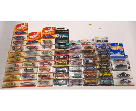 Mattel, a boxed Collection of Hot Wheels Vehicles. Includes Classics Series with others. Although unchecked for completeness 
