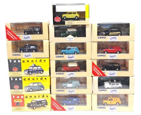 Vanguards &amp; Corgi Classic Vehicles, Mini, a boxed Car group. &nbsp;Although unchecked for completeness condition generall