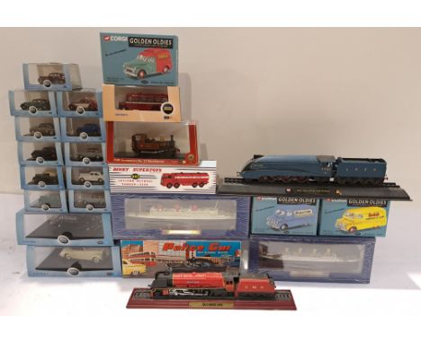 Corgi, Oxford Diecast &amp; Similar, a boxed and unboxed Group of Mixed Scale Commercial Vehicles. Includes Golden Oldies Ser