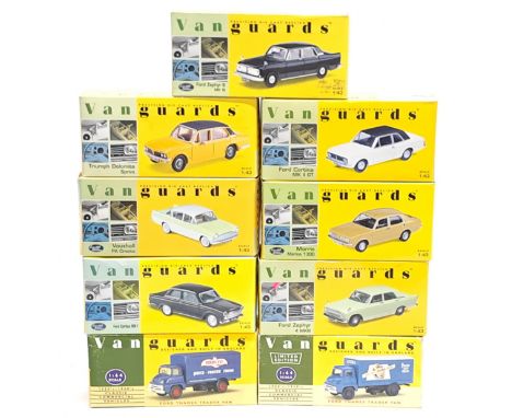 Vanguards, 1:43 &amp; 1:64 Scale,&nbsp;a boxed Car &amp; Commercial group. &nbsp;Includes Ford Cortina MK I, Vauxhall PA Cres