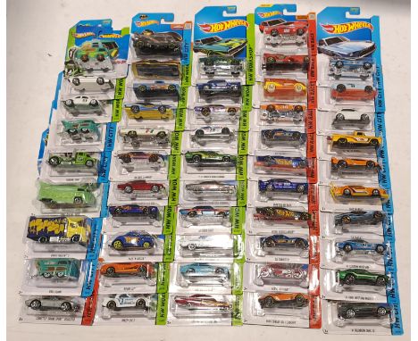 Mattel Hot Wheels, a boxed Group of Mainline Vehicles. Includes HW Off-Road with others. Although unchecked for completeness 