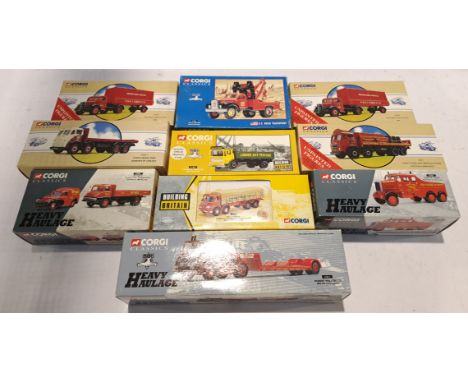 Corgi, a boxed 1:50 Scale Commercial Haulage Vehicle Group. Although unchecked for completeness conditions appear Good in Goo