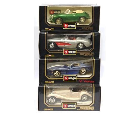 Bburago, 1:18 Scale, a boxed Car group. &nbsp;Includes Dodge Viper GTS Coupe (1996) &amp; Chevrolet Corvette (1957). &nbsp;Al