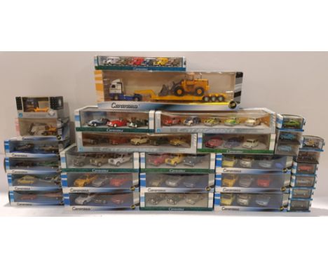 Cararama, a boxed Group of Mixed Scale Commercial Vehicles. Although unchecked for completeness condition appears Good to Goo