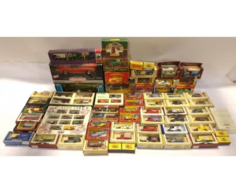 Bburago, Lledo &amp; Similar, a boxed Group of Mixed Scale Commercial Vehicles. Includes Days Gone Series with others. Althou