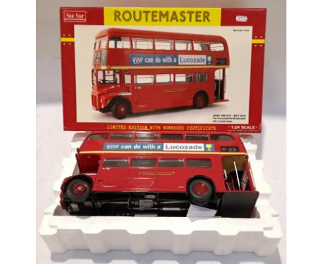 Sun Star a boxed 1/24th scale 2908 Routemaster RM870-WLT870 Double Decker Bus. (The first production Routemaster with a Leyla