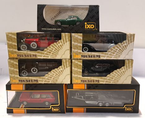 IXO, a boxed Group of 1:43 Scale Commercial Vehicles. Unchecked for completeness condition appears Good to Good Plus within G