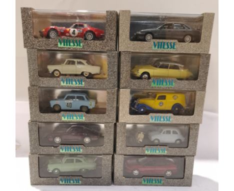 Vitesse, a boxed Group of Scale Commercial Vehicles. Includes 004B Chevrolet Corvette #4 Le Mans 1968 with others. Although u